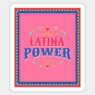 Latina Power Sticker